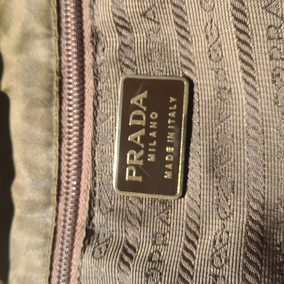 Rare Vintage Prada Small Tessuto Backpack Bag with Chain B4821 - Picture 11 of 16